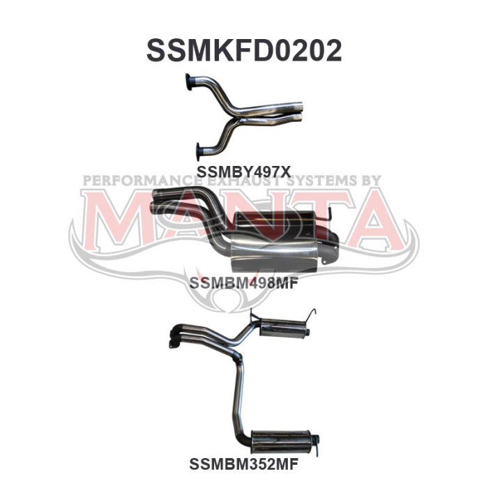 Manta Ford Falcon FG FG-X 5.0L Supercharged V8 Exhaust System – SSMKFD0202