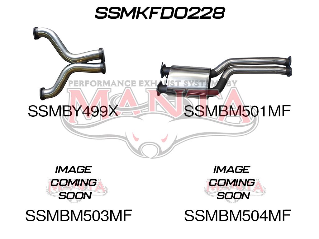 Manta Ford Falcon Fg FPV 5.0L Supercharged V8 UTE (All Models). Optional Exhaust Exit Out Both Driver & Passenger Side. – Manta product image 23