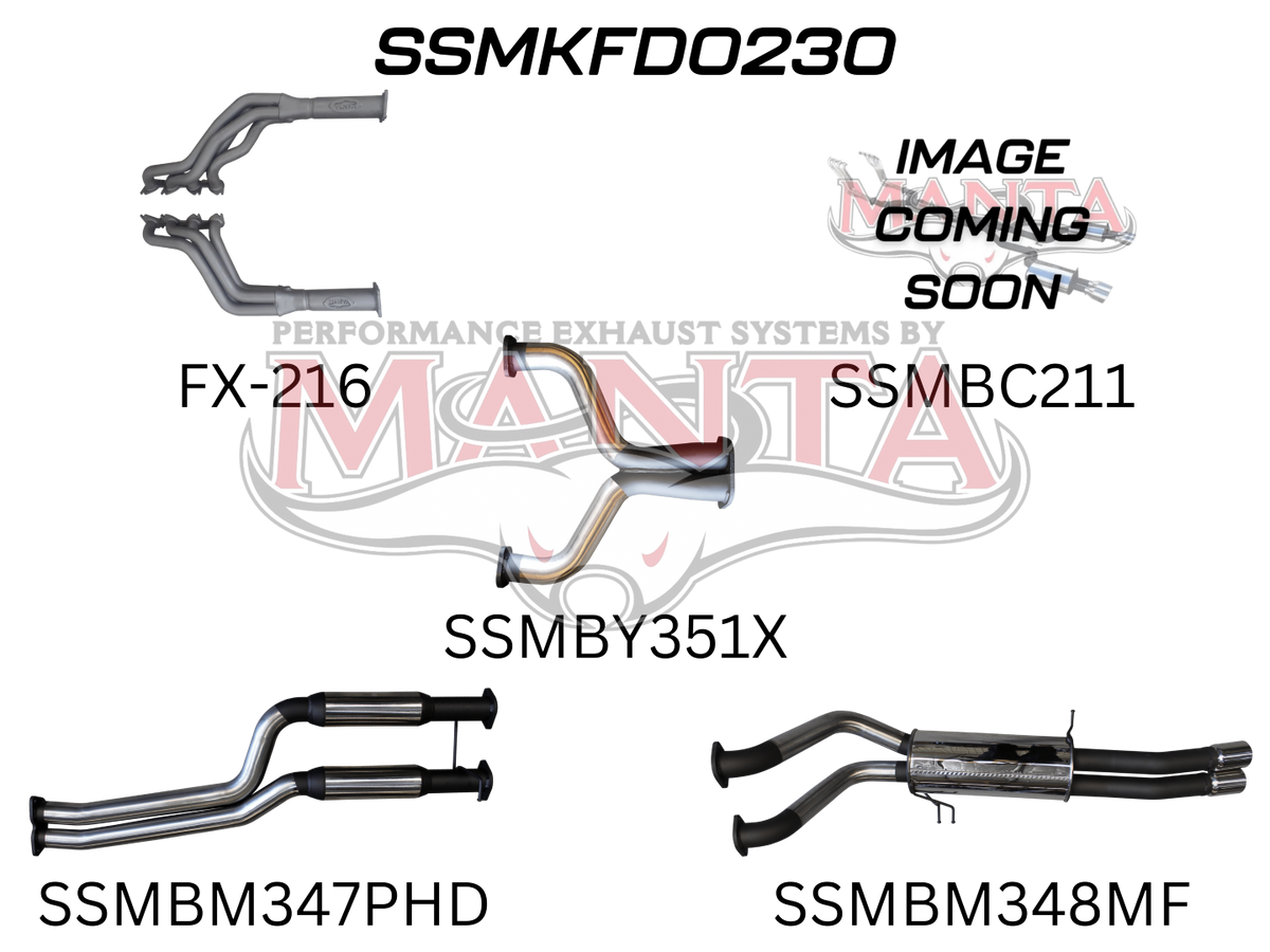 Manta Ford Falcon Fg FPV 5.0L Supercharged V8 UTE (All Models). Exhaust Exit Out Driver’S Side. – Manta product image 22