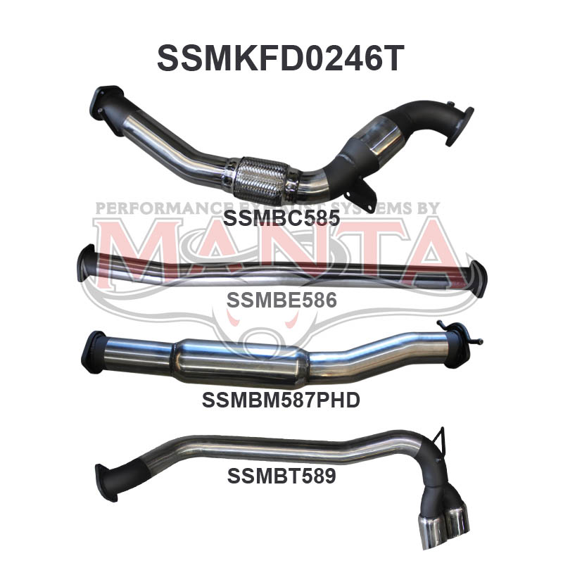 Manta Ford Ranger Px Dual Cab 3.2L CRD October 2011 – September 2016 – Manta product image 20