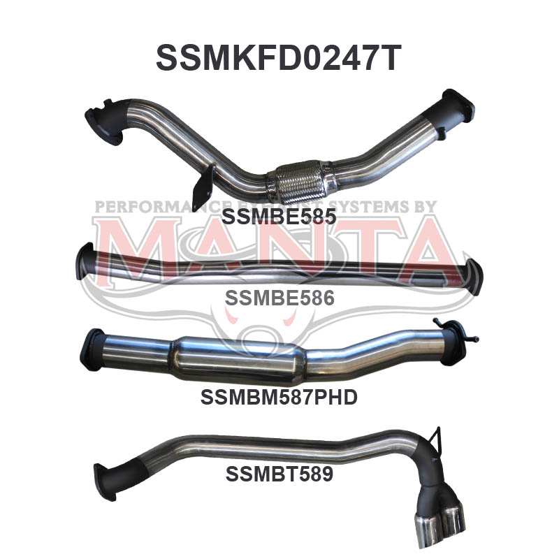 Manta Ford Ranger Px Dual Cab 3.2L CRD October 2011 – September 2016 – Manta product image 21