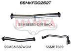 Manta Ford Ranger PX2, PX3 Dual Cab 3.2L CRD October 2016 – 2022 (With DPF) – Manta product image 18