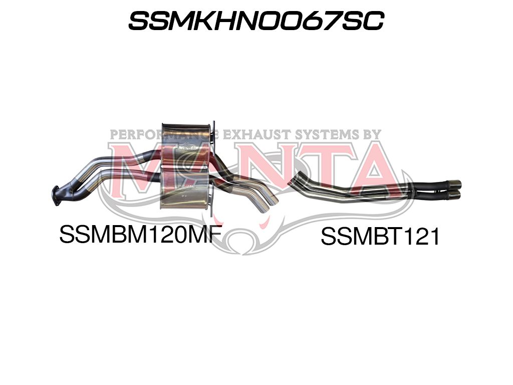 Manta Holden Commodore Vp, Vr, Vs 5.0L V8 Manual Sedan, Independent Rear Suspension, with Single Cat – Manta product image 12