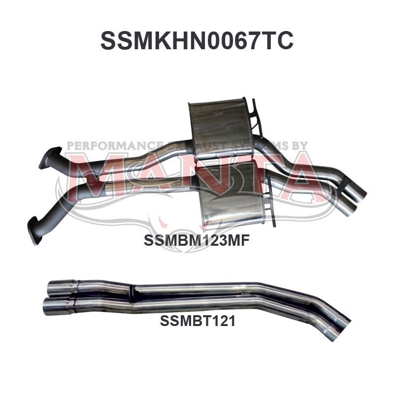 Manta Holden Commodore Vp, Vr, Vs 5.0L, HSV 5.7L V8 Sedan, Independent Rear Suspension, with Twin Cat Setup – Manta product image 12