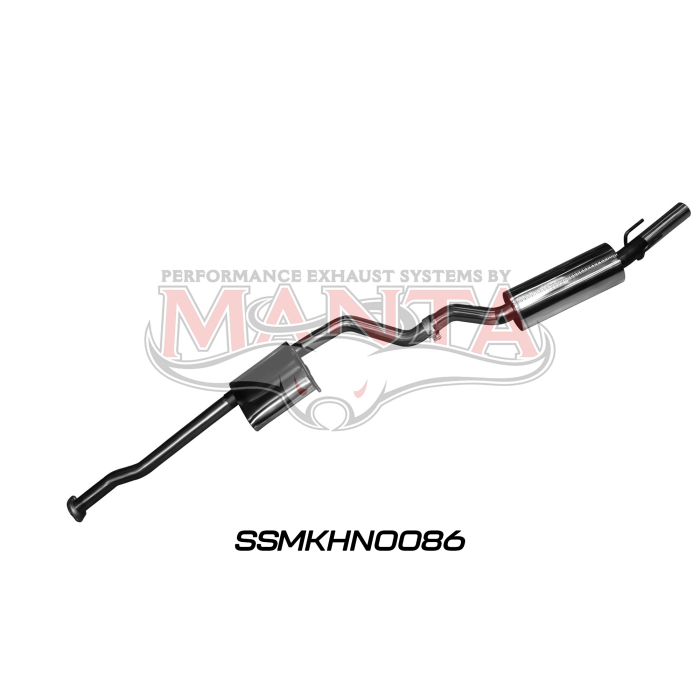 Manta Holden Commodore VT VU VX VY 3.8L V6 Exhaust System — Cat Back | 2.5in Single — Stainless Steel — Quiet — SSMKHN0086