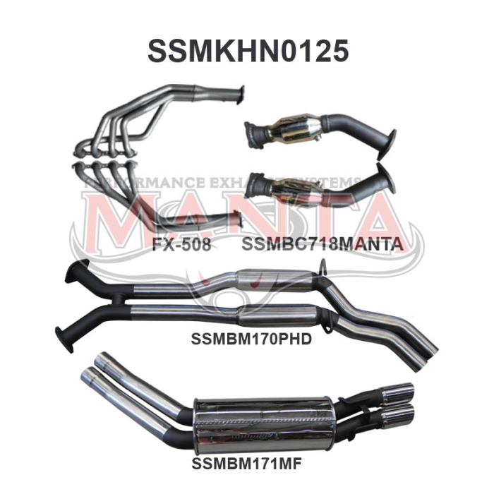 Manta Holden Commodore VT VX VY VZ LS V8 Sedan Exhaust System – SSMKHN0125