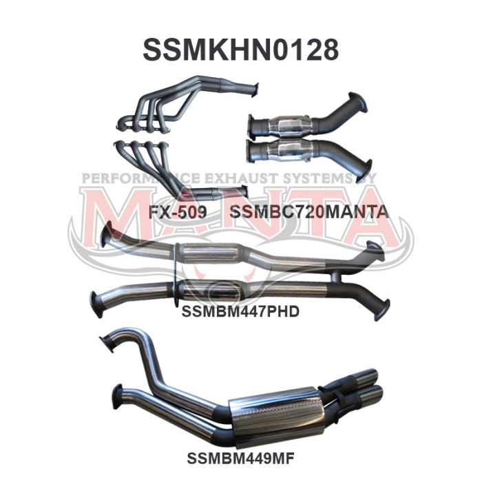 Manta Holden Commodore VT VX VY VZ LS V8 Sedan Exhaust System – SSMKHN0128