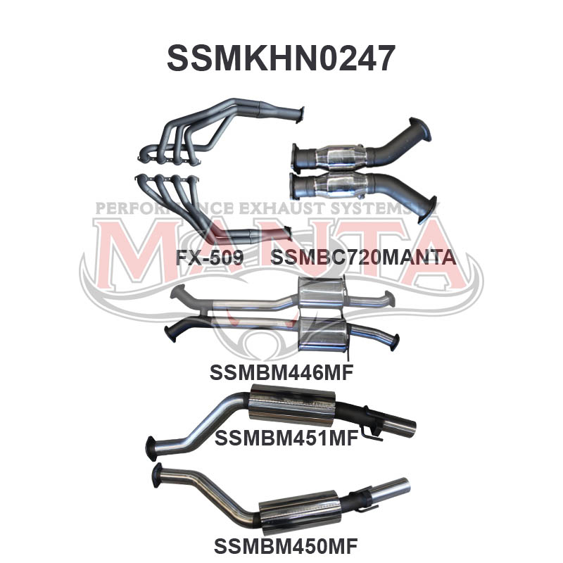 Manta Holden Commodore Vu, Vy, Vz 5.7L & 6.0L UTE (With Twin Driver & Passenger Side Exit) – Manta product image 16