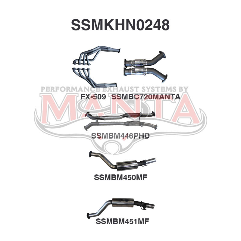 Manta Holden Commodore Vu, Vy, Vz 5.7L & 6.0L UTE (With Twin Driver & Passenger Side Exit) – Manta product image 17