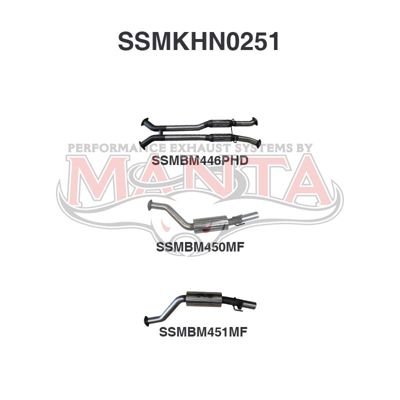 Manta Holden Commodore Vu, Vy, Vz 5.7L & 6.0L UTE (With Twin Driver & Passenger Side Exit) – Manta product image 20