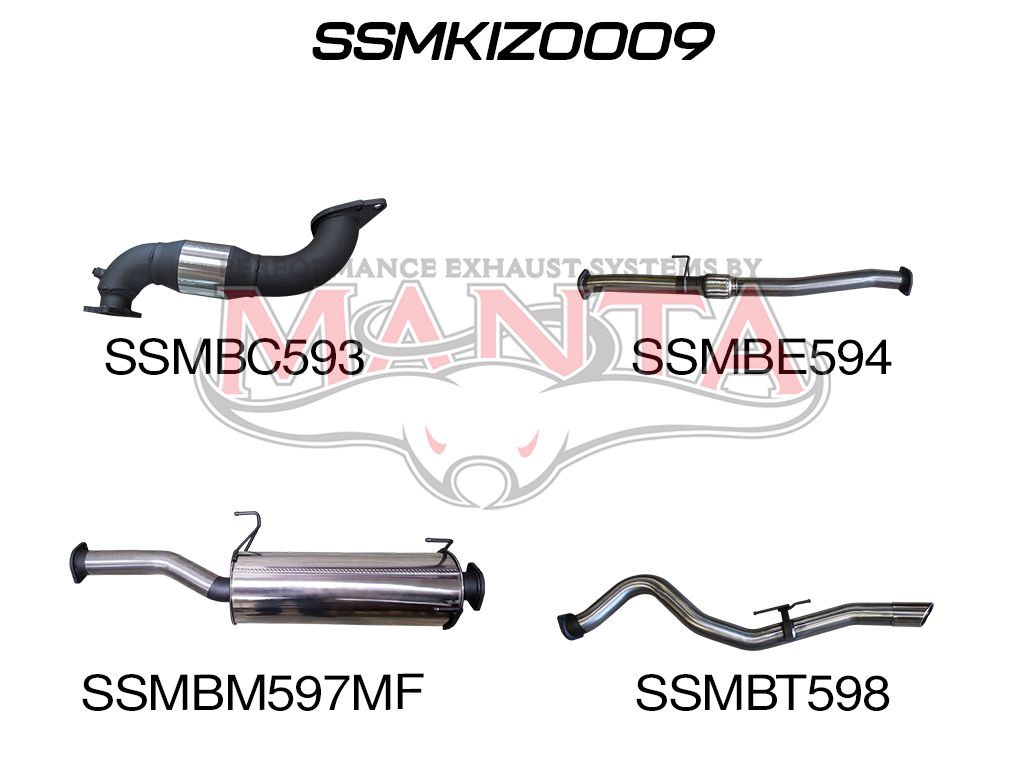 Manta Isuzu Dmax 3.0L CRD June 2012 – 2017 (No DPF) – Manta product image 6