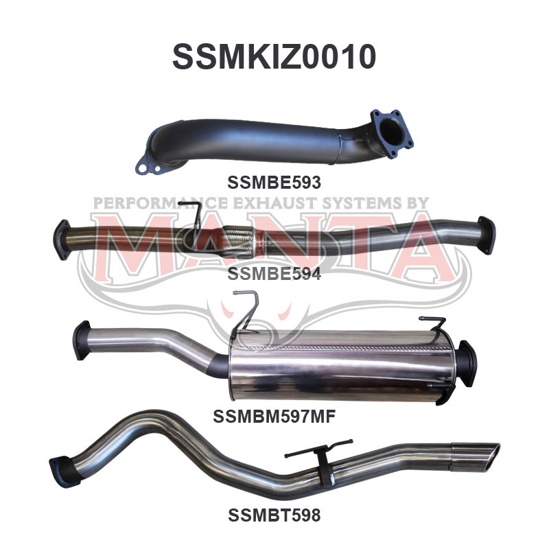Manta Isuzu Dmax 3.0L CRD June 2012 – 2017 (No DPF) – Manta product image 7