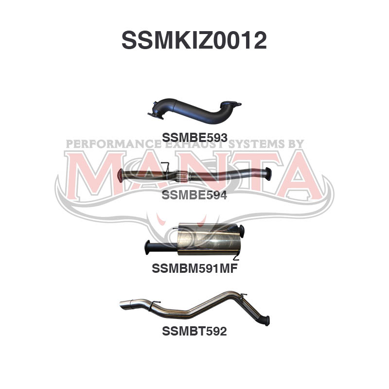 Manta Isuzu Mu-X 3.0L CRD Nov 2013 – Jan 2017 (No DPF) – Manta product image 20