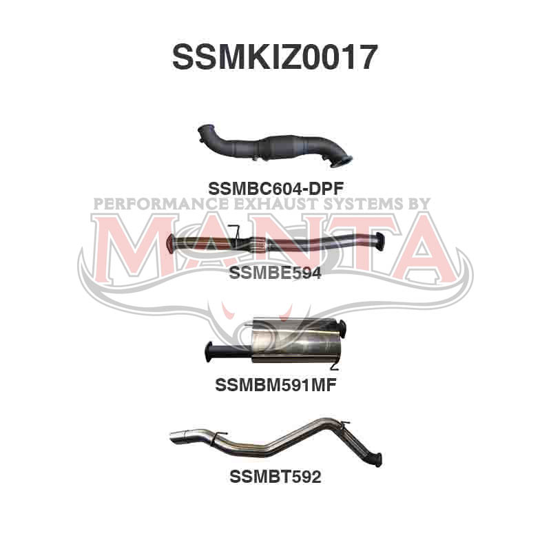 Manta Isuzu Mu-X 3.0L CRD 2017 – 2021 – Manta product image 11