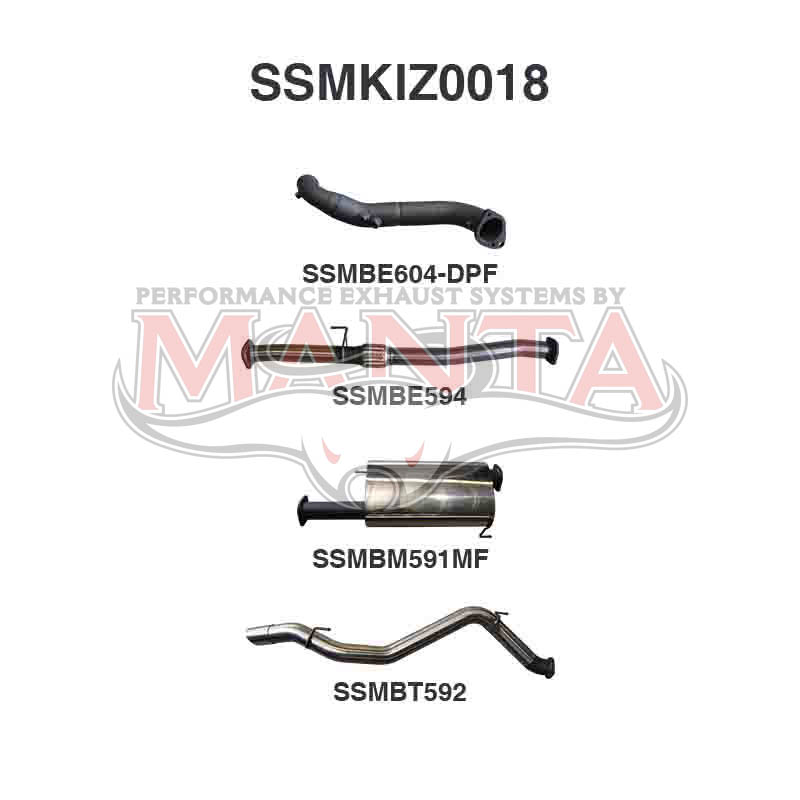 Manta Isuzu Mu-X 3.0L CRD 2017 – 2021 – Manta product image 12