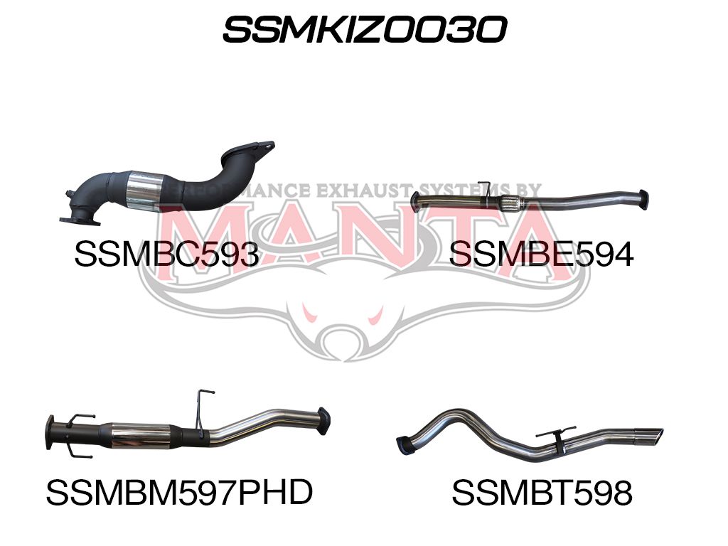 Manta Isuzu Dmax 3.0L CRD June 2012 – 2017 (No DPF) – Manta product image 12