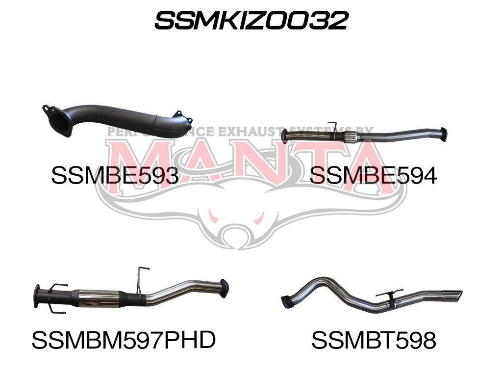 Manta Isuzu Dmax 3.0L CRD June 2012 – 2017 (No DPF) – Manta product image 13