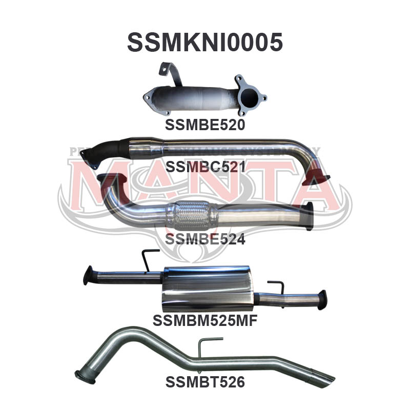 Manta Nissan Navara D40 2.5L Turbo Diesel Manual 2005 – March 2007 – Manta product image 7