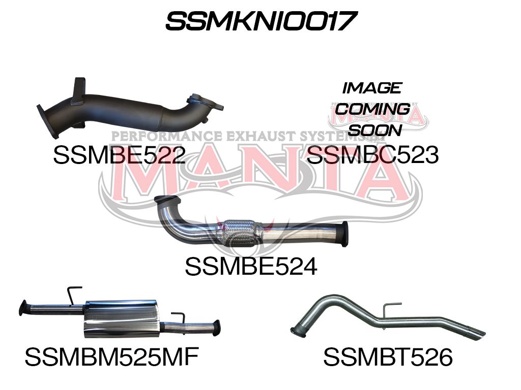 Manta Nissan Navara D40 2.5L Turbo Diesel Thai Built Automatic (With DPF) April 2007 – 2015 – Manta product image 8