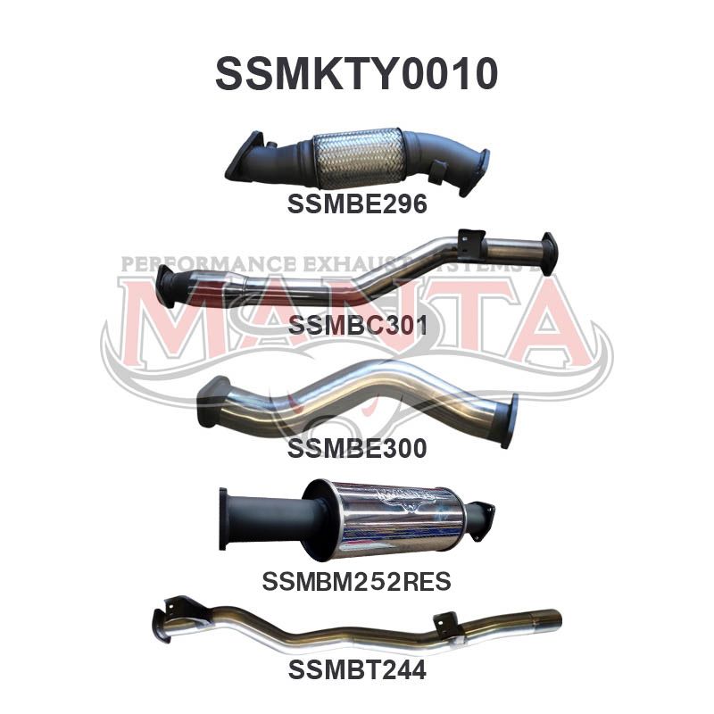 Manta Toyota Landcruiser VDJ79 Dual Cab 4.5L 1VD V8 Turbo Diesel UTE 2012 - 2016 – Manta product image 18
