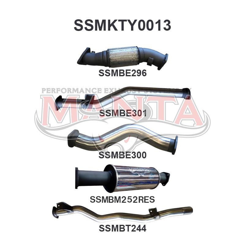 Manta Toyota Landcruiser VDJ79 Dual Cab 4.5L 1VD V8 Turbo Diesel UTE 2012 - 2016 – Manta product image 21