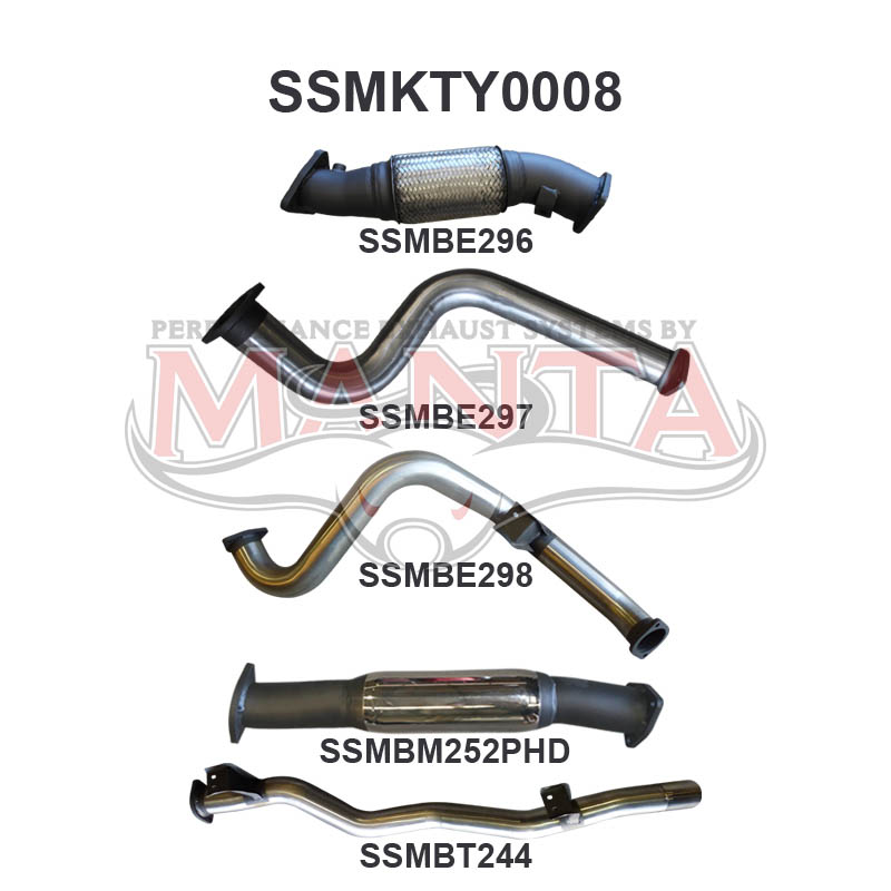 Manta Toyota Landcruiser VDJ79 4.5L V8 Turbo Diesel Single Cab UTE 2007 - 2016 (Without DPF) – Manta product image 32