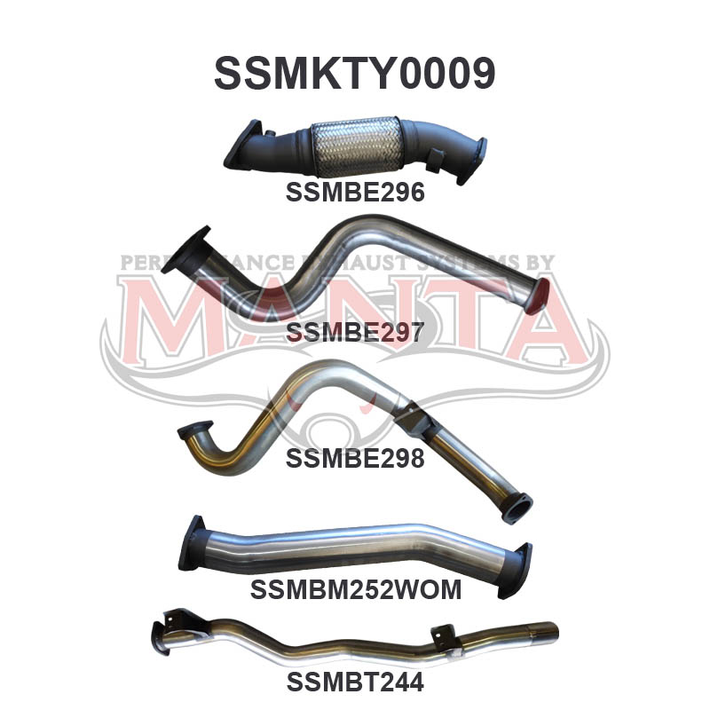 Manta Toyota Landcruiser VDJ79 4.5L V8 Turbo Diesel Single Cab UTE 2007 - 2016 (Without DPF) – Manta product image 33