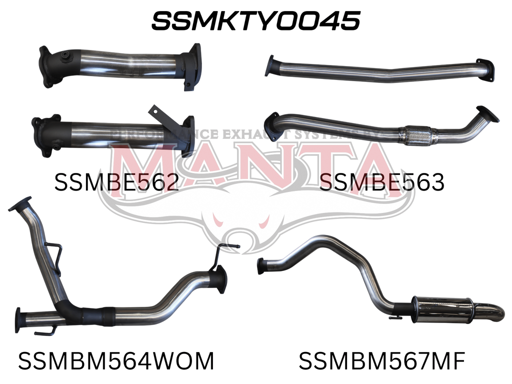 Manta Toyota Landcruiser VDJ200 4.5L V8 Twin Turbo Diesel Wagon 2007 – 2015 – Manta product image 45