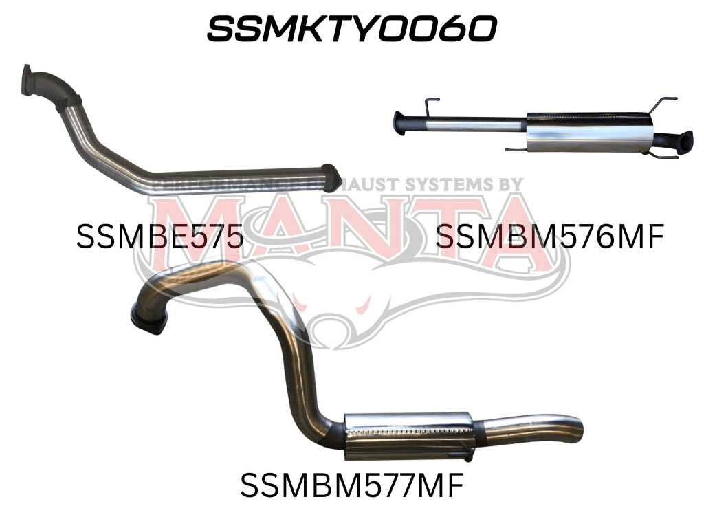 Manta Toyota Prado KDJ120R, KDJ150R 3.0L Turbo Diesel September 2007 – September 2015 – Manta product image 19