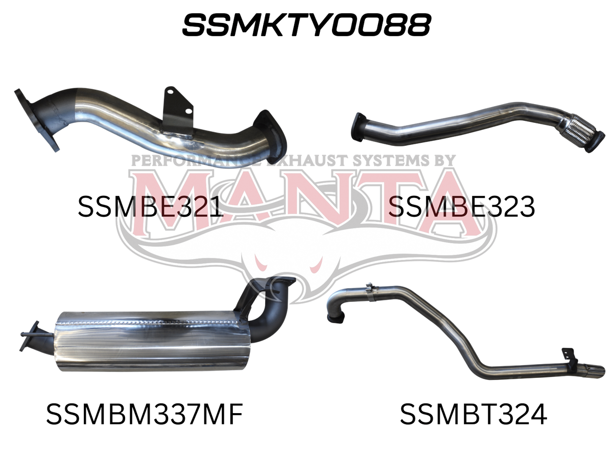 Manta Toyota Landcruiser HZJ105 4.2L 1HZ Diesel Wagon, with Aftermarket Turbo Fitted – Manta product image 14