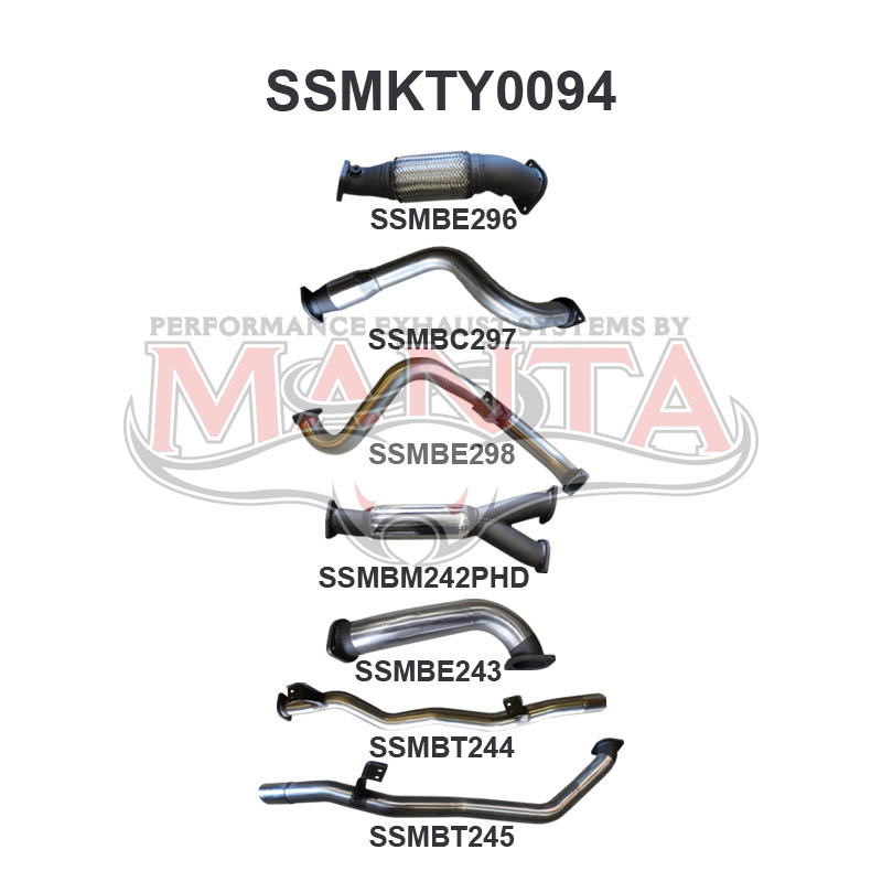 Manta Toyota Landcruiser VDJ79 4.5L V8 Turbo Diesel Single Cab UTE 2007 - 2016 (Without DPF) – Manta product image 42