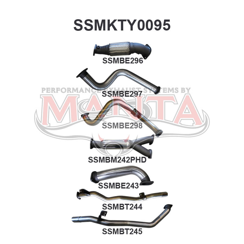 Manta Toyota Landcruiser VDJ79 4.5L V8 Turbo Diesel Single Cab UTE 2007 - 2016 (Without DPF) – Manta product image 43