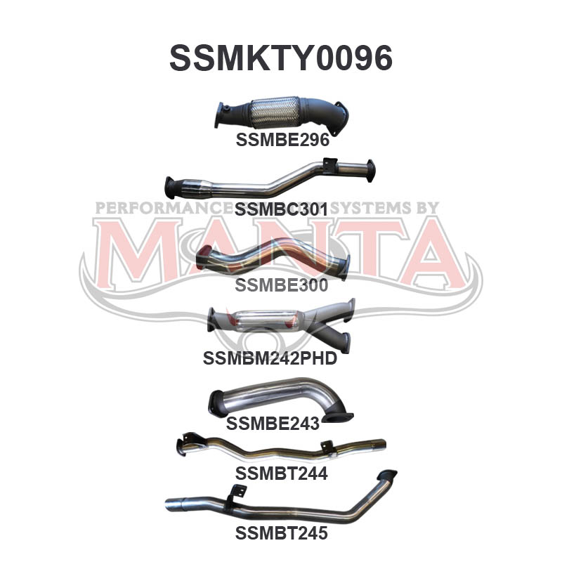 Manta Toyota Landcruiser VDJ79 Dual Cab 4.5L 1VD V8 Turbo Diesel UTE 2012 - 2016 – Manta product image 24