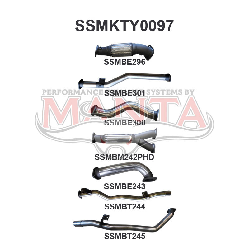 Manta Toyota Landcruiser VDJ79 Dual Cab 4.5L 1VD V8 Turbo Diesel UTE 2012 - 2016 – Manta product image 25