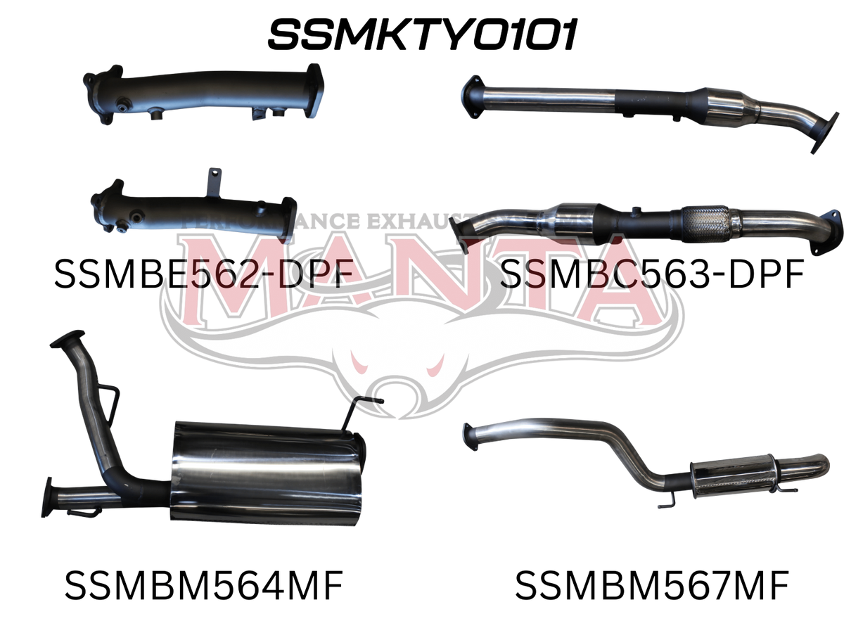 Manta Toyota Landcruiser VDJ200 4.5L V8 Twin Turbo Diesel Wagon (With DPF) 2015 Onwards – Manta product image 46