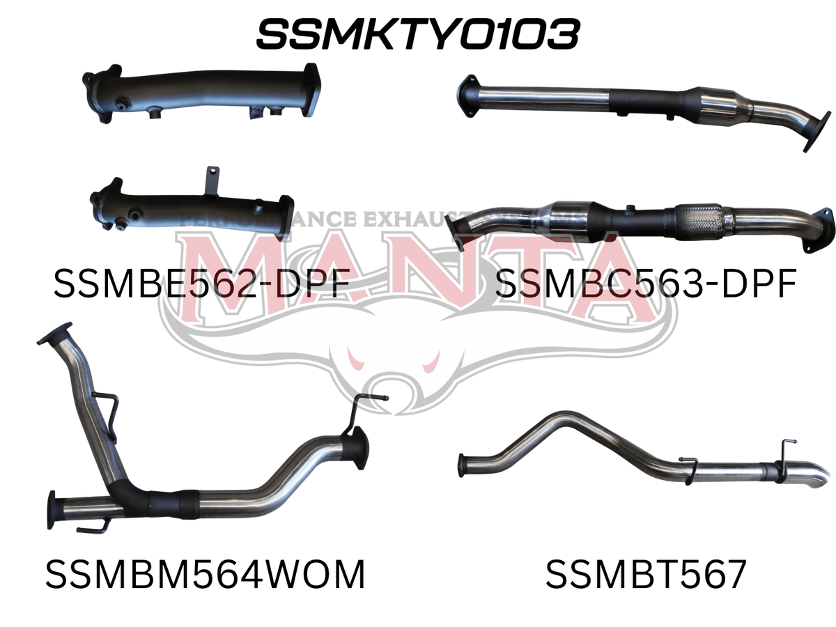 Manta Toyota Landcruiser VDJ200 4.5L V8 Twin Turbo Diesel Wagon (With DPF) 2015 Onwards – Manta product image 40