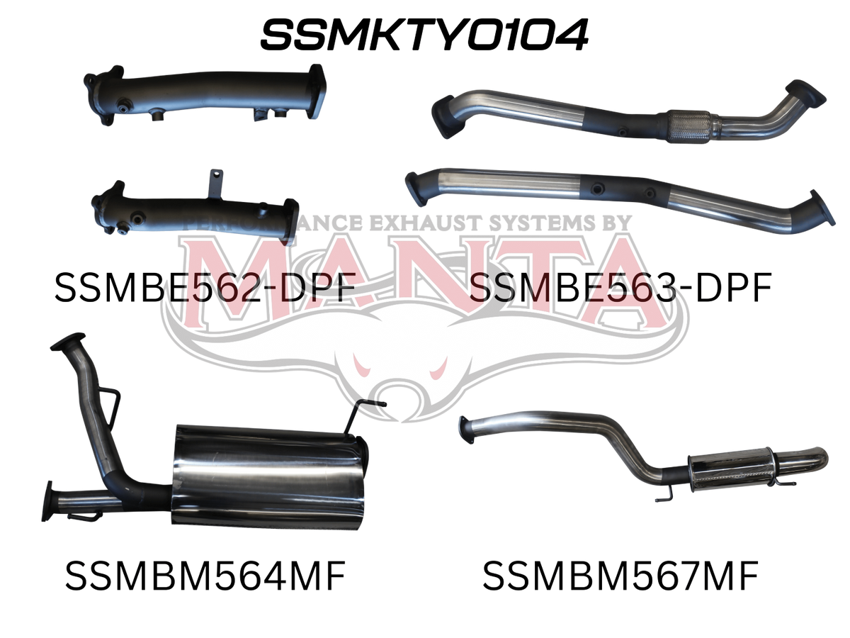 Manta Toyota Landcruiser VDJ200 4.5L V8 Twin Turbo Diesel Wagon (With DPF) 2015 Onwards – Manta product image 87