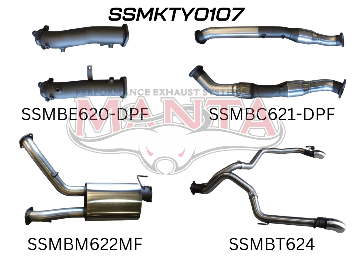 Manta Toyota Landcruiser VDJ200 4.5L V8 Twin Turbo Diesel Wagon (With DPF) 2015 Onwards – Manta product image 44