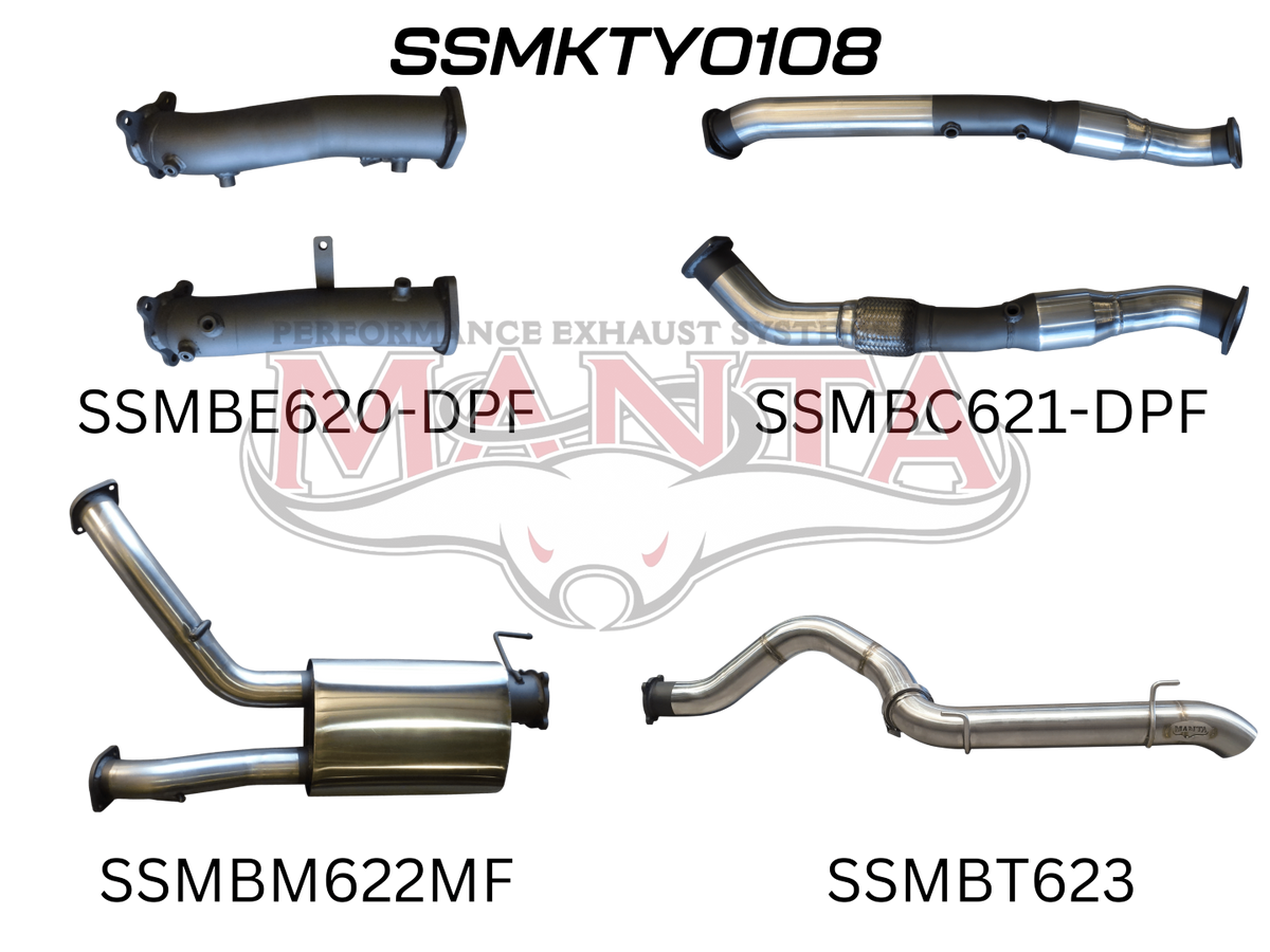 Manta Toyota Landcruiser VDJ200 4.5L V8 Twin Turbo Diesel Wagon (With DPF) 2015 Onwards – Manta product image 45