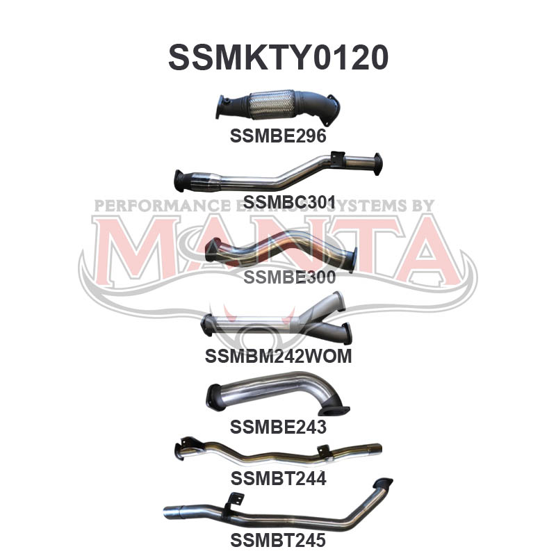 Manta Toyota Landcruiser VDJ79 Dual Cab 4.5L 1VD V8 Turbo Diesel UTE 2012 - 2016 – Manta product image 26