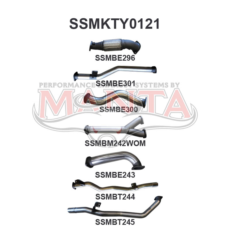 Manta Toyota Landcruiser VDJ79 Dual Cab 4.5L 1VD V8 Turbo Diesel UTE 2012 - 2016 – Manta product image 27