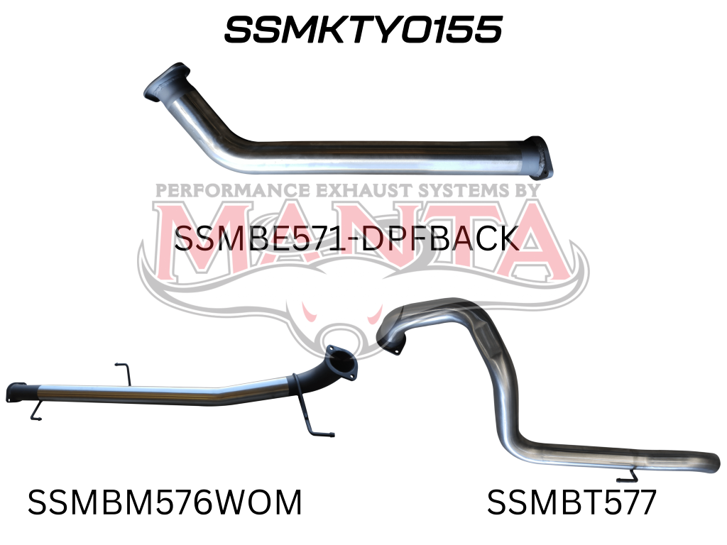 Manta Toyota Prado GUN150R 2.8L Turbo Diesel (With DPF) October 2015 – Current – Manta product image 9