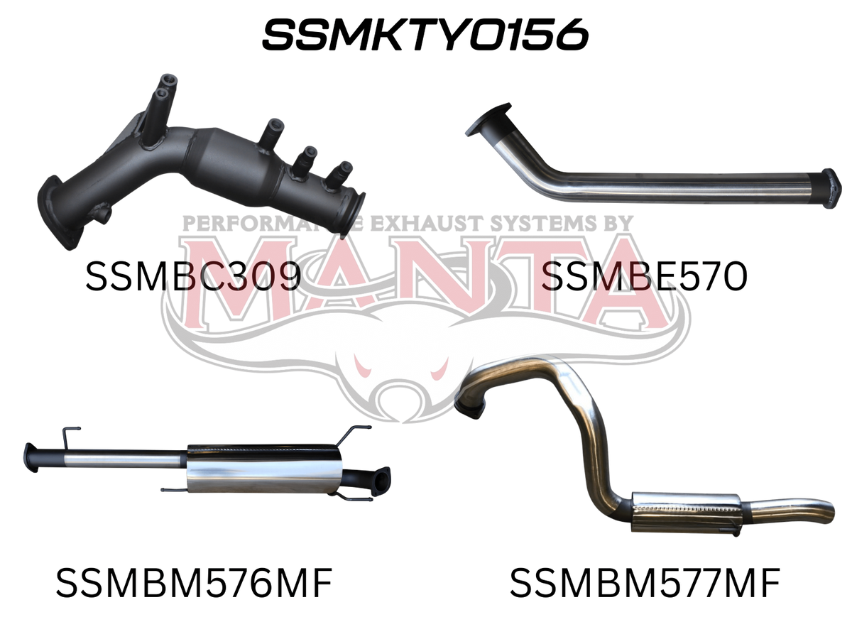 Manta Toyota Prado GUN150R 2.8L Turbo Diesel (With DPF) October 2015 – Current – Manta product image 10
