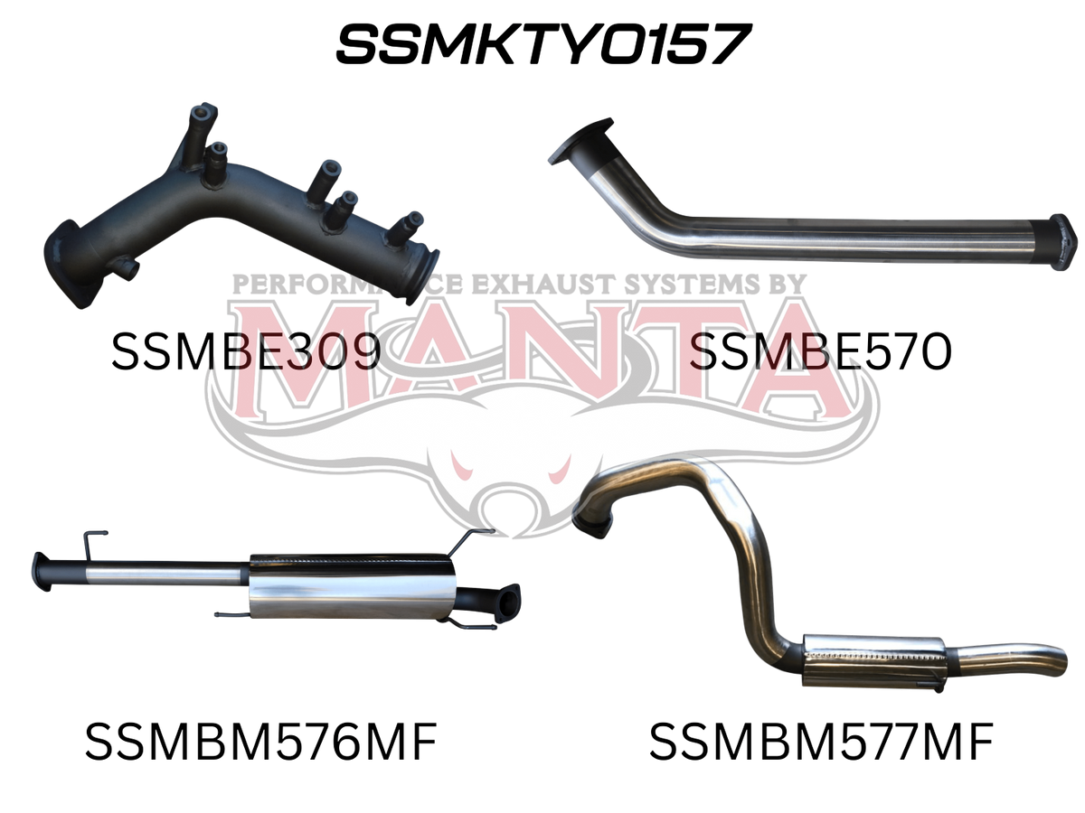Manta Toyota Prado GUN150R 2.8L Turbo Diesel (With DPF) October 2015 – Current – Manta product image 11