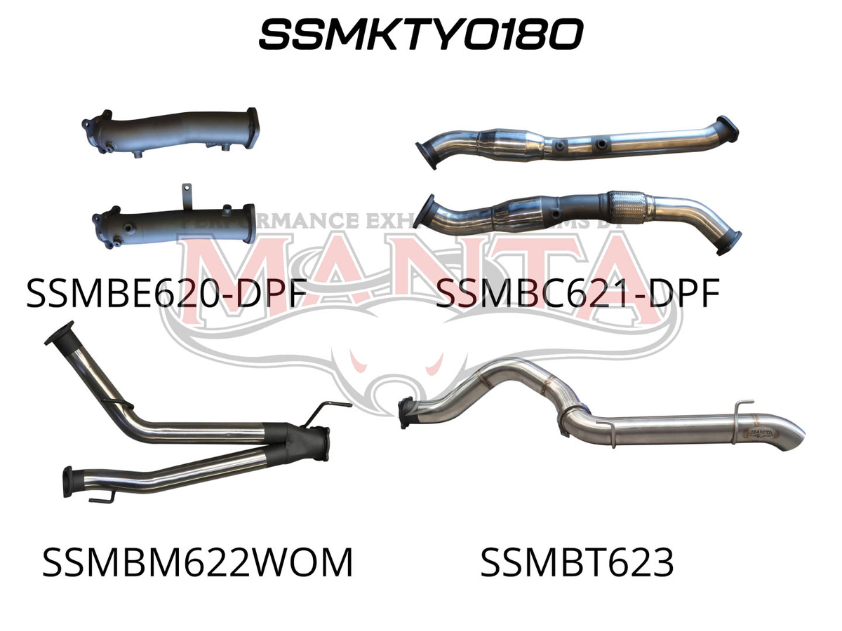 Manta Toyota Landcruiser VDJ200 4.5L V8 Twin Turbo Diesel Wagon (With DPF) 2015 Onwards – Manta product image 42