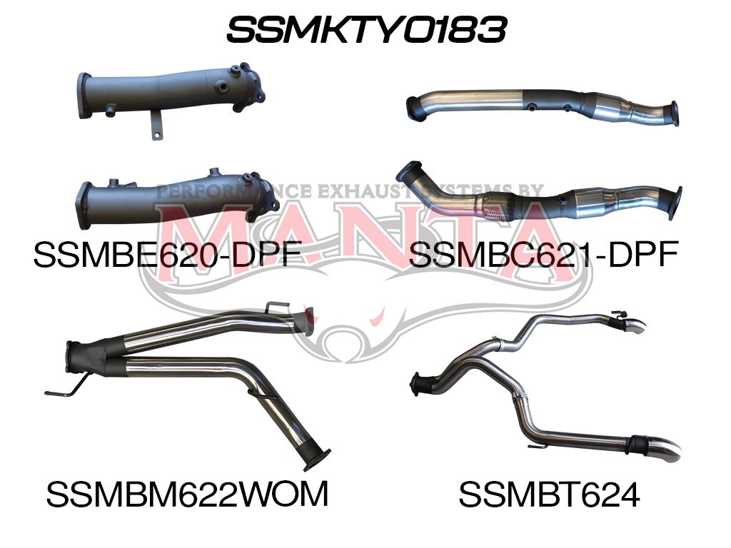 Manta Toyota Landcruiser VDJ200 4.5L V8 Twin Turbo Diesel Wagon (With DPF) 2015 Onwards – Manta product image 41