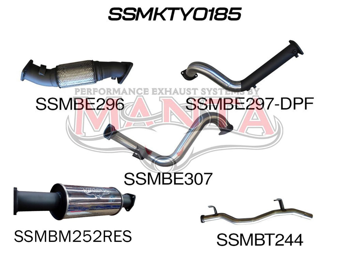 Manta Toyota Landcruiser VDJ78 4.5L 1VD V8 Turbo Diesel Troop Carrier (With DPF) Oct 2016 On – Manta product image 9