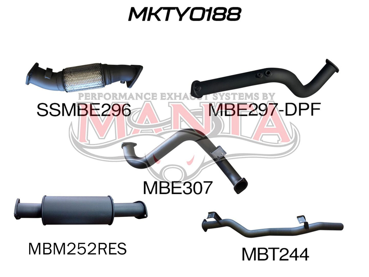 Manta Toyota Landcruiser VDJ78 4.5L 1VD V8 Turbo Diesel Troop Carrier (With DPF) Oct 2016 On – Manta product image 6