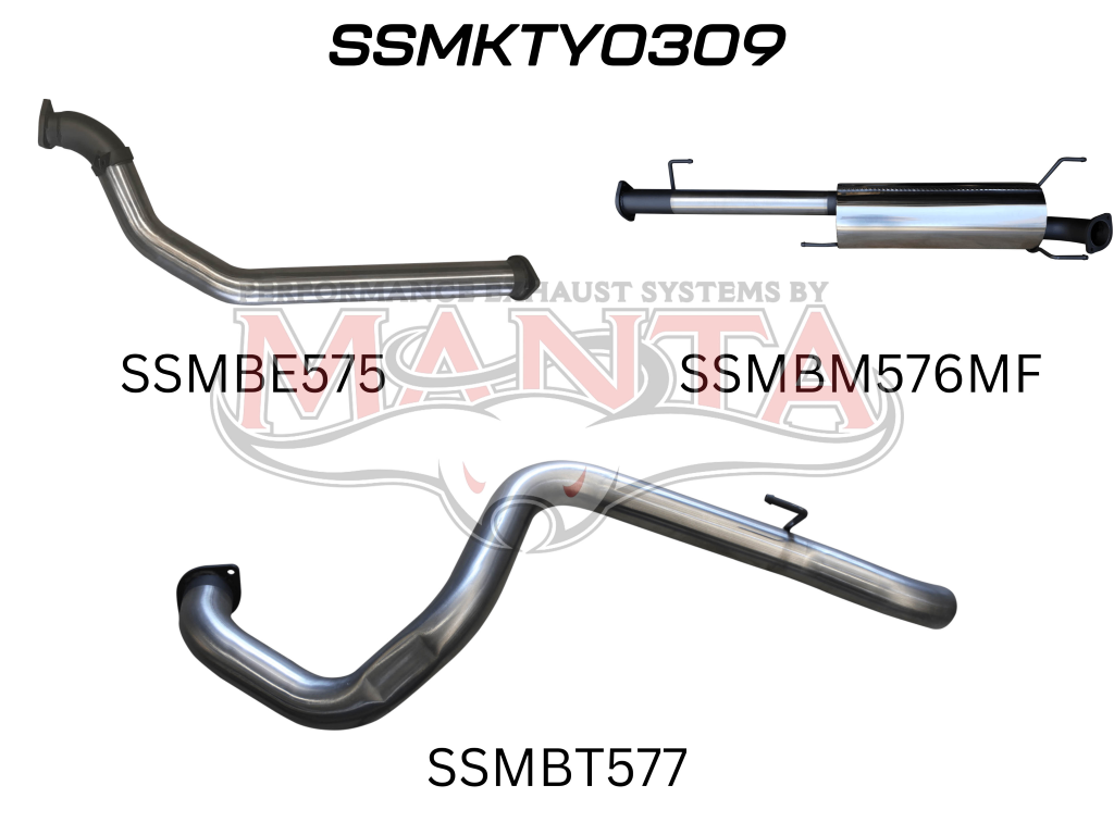 Manta Toyota Prado KDJ120R, KDJ150R 3.0L Turbo Diesel September 2007 – September 2015 – Manta product image 20