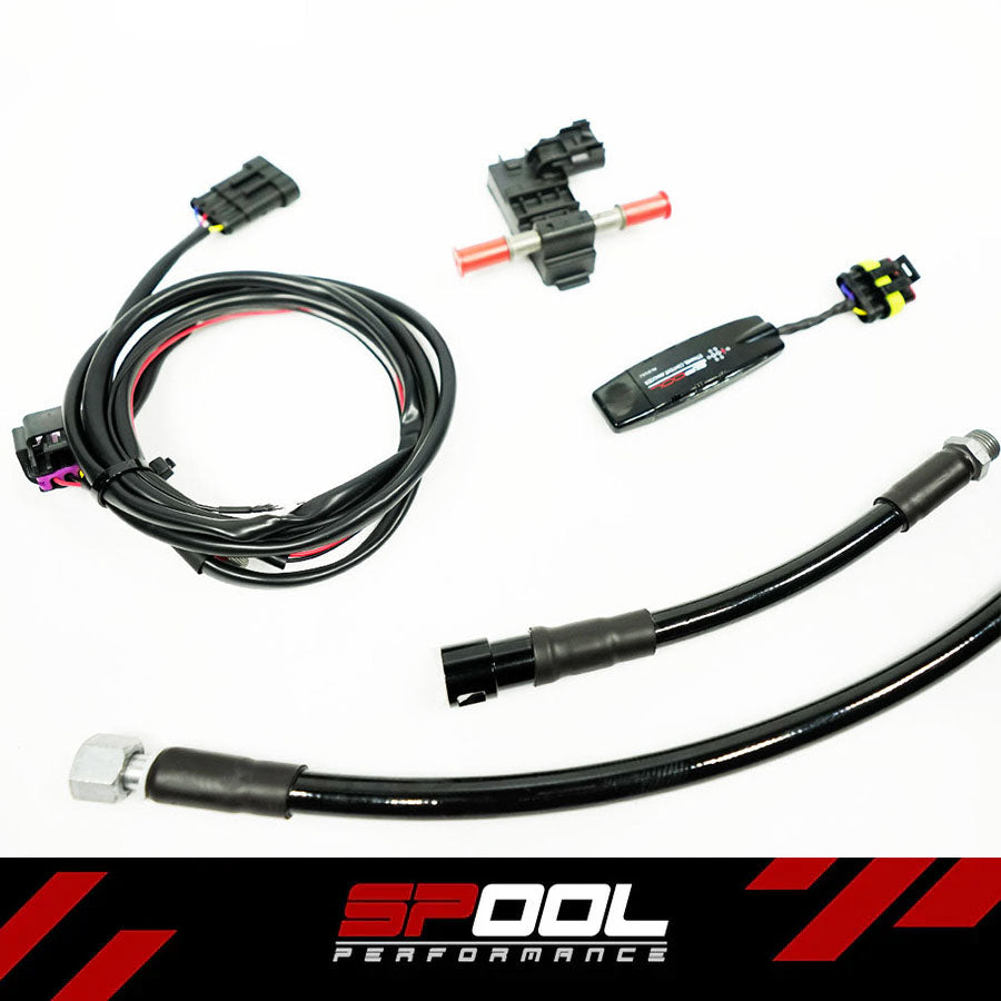 Spool wireless ethanol analyzer kit for BMW S55 with sensor and fuel-line hardware